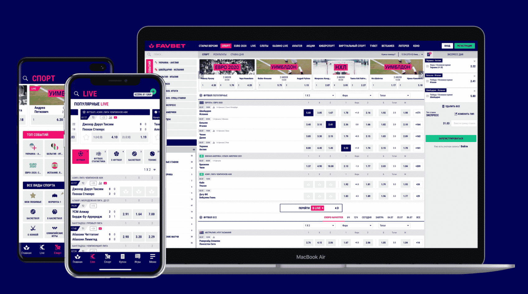 БК Фавбет Мобильная версия Favbet